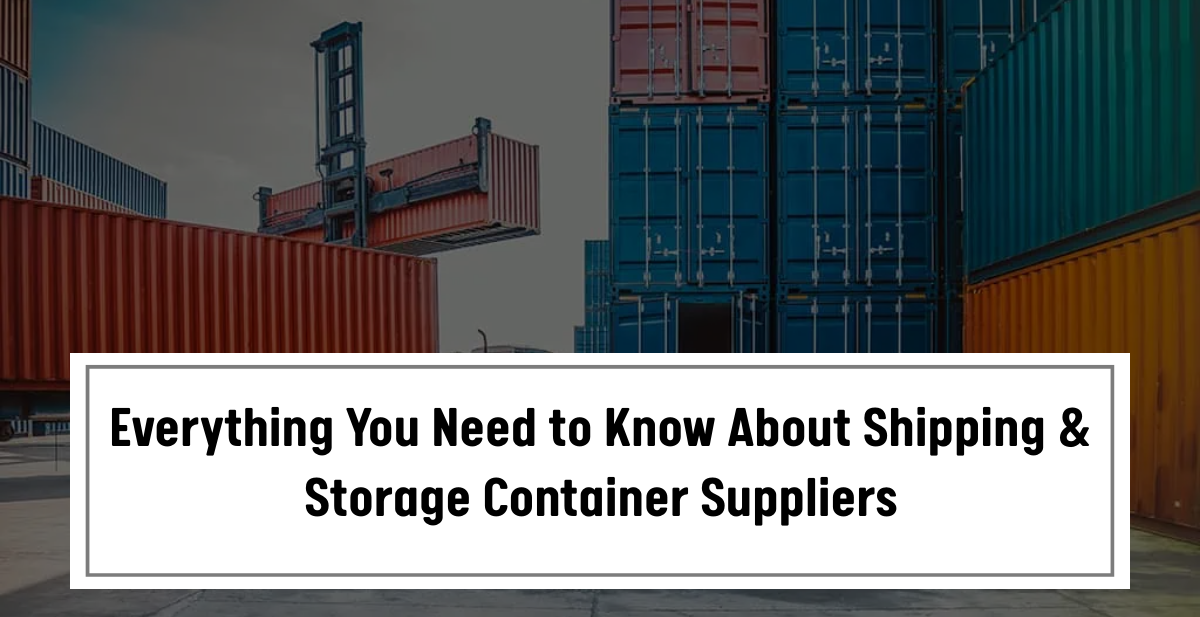 Shipping Container Manufacturers