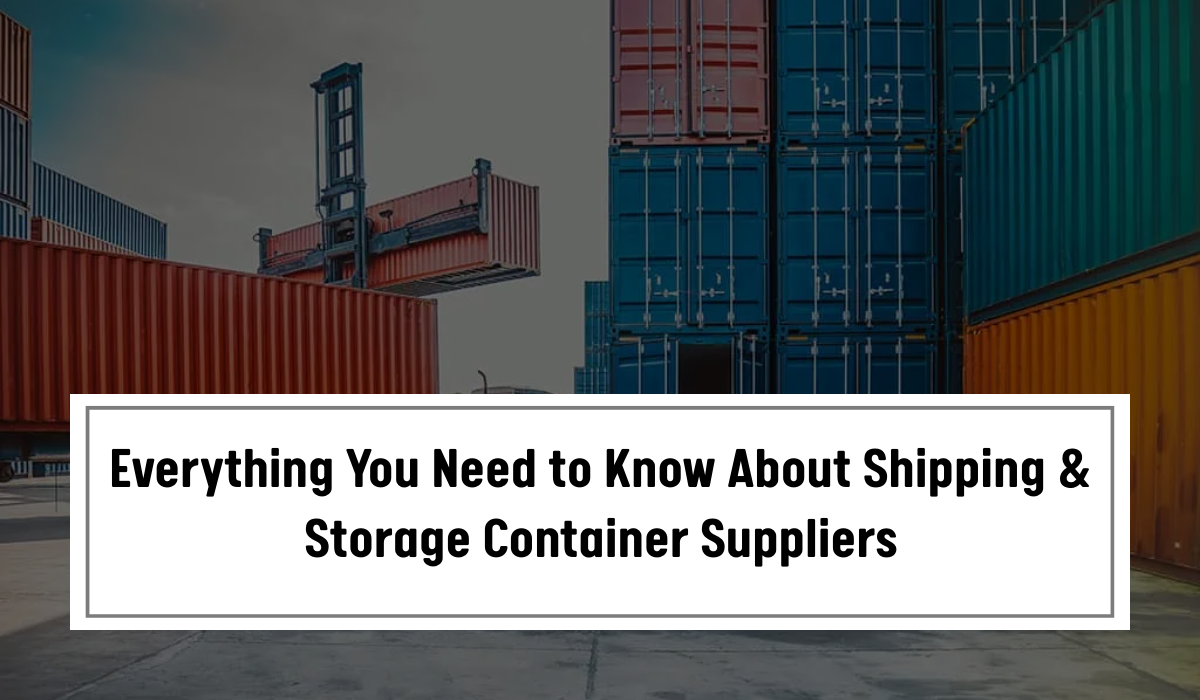 Shipping Container Manufacturers