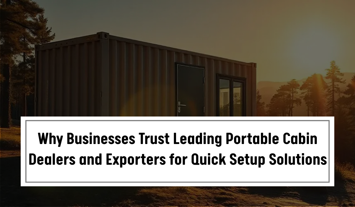 Portable Cabin Manufacturers